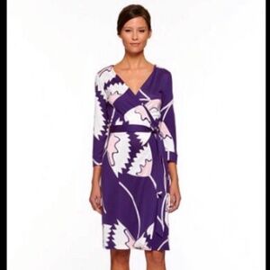 Diane von Furstenberg silk jersey wrap dress